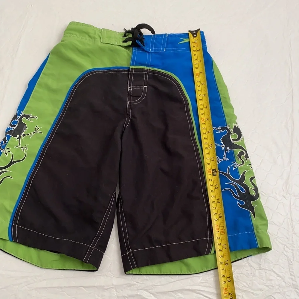 Speedo lined board shorts blue green black M